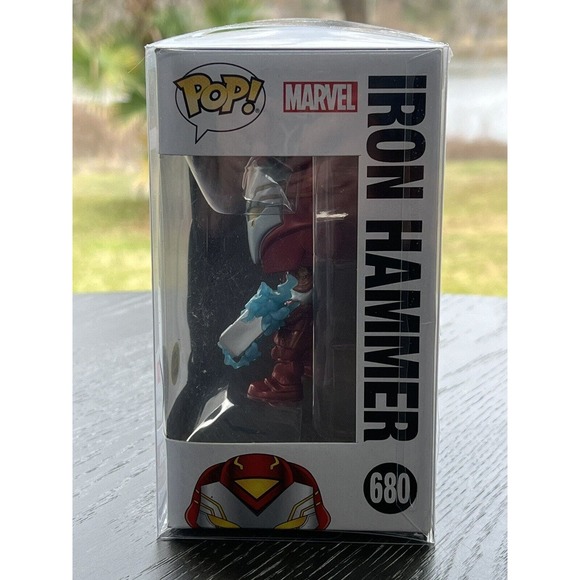 Funko Pop Infinity Warps Iron Hammer #680 Glow Walgreens Exclusive, Box Damage - Picture 4 of 10